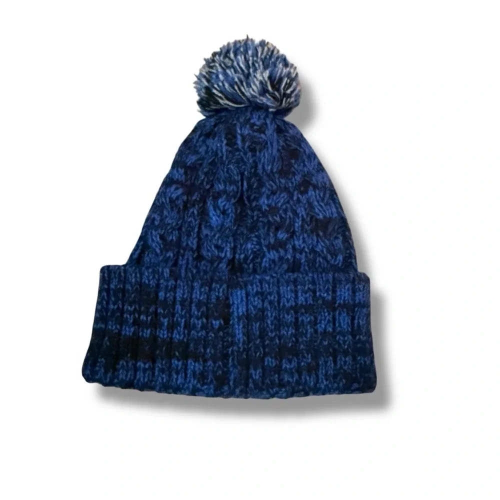 Harry Potter Ravenclaw Pom Beanie Hat Unisex One Size Blue Winter Knit‎